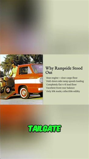 Chevrolet Corvair RampSide: The Brilliant, Impractical Truck