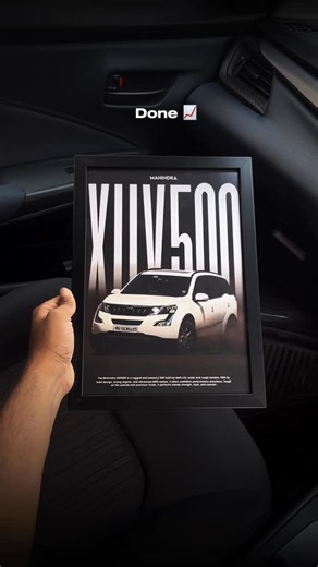 FRARE on Instagram: "Create custom wall frame of your car with us 📈🔥 . @frare.in . Dm for order on whatsapp ! . . #frame #cars #wallframe #reels #kerala Xuv500 , mahindra ."