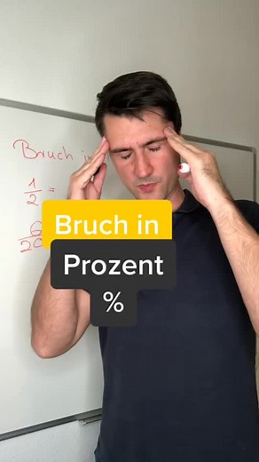 Von euch sehr oft gewünscht! Bitteschön 😊🎓 #endlichwiedermathe #fyp #Prozent #bruchrechnen