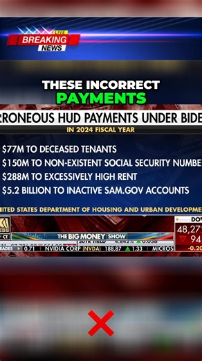 A new HUD report reveals billions in misused federal rental assistance under the Biden Administration. Shockingly, millions went to deceased individuals and those with fake Social Security numbers. A significant portion was linked to inactive government accounts. What went wrong? #RentalAssistance #HUDReport #GovernmentWaste #Fraud #TaxpayerMoney | Conservative News Daily