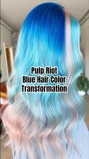 Pulp Riot Blue Hair Color Transformation | Pastel Hair Formulas