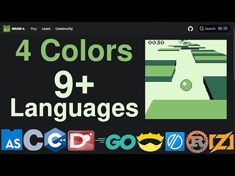 WASM-4 Game Jam announcement! - WebAssembly fantasy console