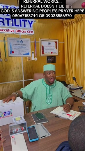 REFERRAL NEVER LIE... TESTIMONY IS CONSTANT IN UNIQUE FERTILITY ON IG @uniquefertility @uniquefertilityceoo ON TIKTOK @uniquefertility1 @uniquefertilityhelp @uniquefertilitycenter For more enquires contact Facebook :Unique Fertility HELP YouTube: Unique FertilityCEOO Website:www.uniquefertility.org: 08067153744 09033556970 NOTE:For all international calls contact 2348067153744. 2349033556970 Come to our office for proper consultation at UNIQUE FERTILITY KUOLA JANKATA JUNCTION AKALAEXPRESS ROAD N