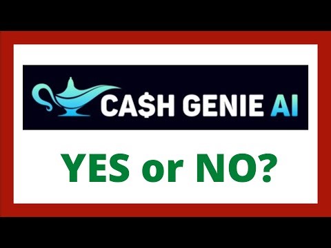 CASH GENIE AI Review - Legit Software?