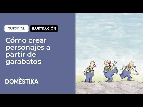 Illustration Tutorial: How to Create Characters from Doodles | Creative Drawing Trick