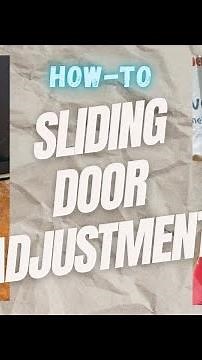 Sliding Glass Door Bottom Roller Adjustment