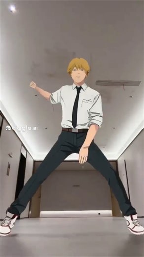 denji doing two trend #animation #anime #chainsawman #trending