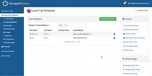 Local Trip - Managed Missions Tutorial