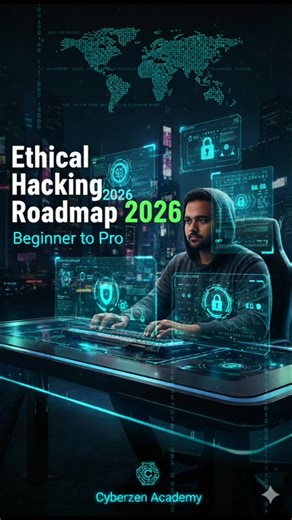 Ethical Hacking Course: Your COMPLETE Roadmap for 2025, 2026 #viral #cybersecurity #hacker