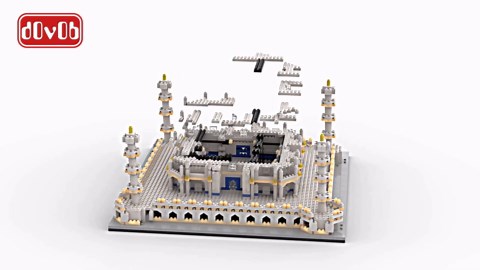 dOvOb Micro Mini Blocks Taj Mahal Building and Architecture Model Set,(4000Pieces) Toys Gifts for Kid and Adult