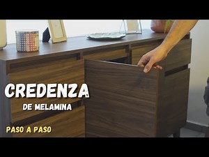 Credenza de Melamina | paso a paso | Sideboard Cabinet Build