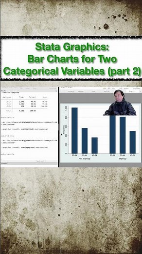 Bar Charts for Two Categorical Variables (part 2) | Stata Graphics