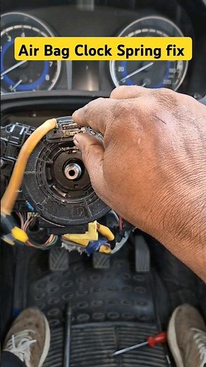 How to Check Air Bag Clock Spring..? Air Bag Clock Spring Fix || #shorts #service #repair