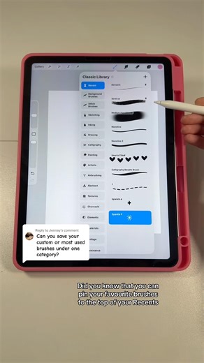 Organizing brushes #procreate #procreatetips #procreatetutorial #procreatebrushes #procreateart