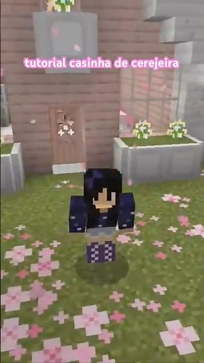 Cherry Blossom House Tutorial in the Cherry Blossom Biome ✨🍒 - Minecraft