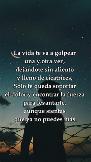 La vida te va a golpear una y otra vez