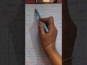 Lecture 85: Problem on Perceptron boolean function AND/ANN