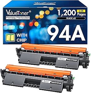 94A Toner Cartridge Black Replacement for HP 94A Toner Cartridge Black HP94A 94X CF294A to use for LaserJet Pro M118dw Toner , MFP M148fdw, M118dw, M149fdw, LaserJet M148, M118, M149 (Black, 2 Pack)