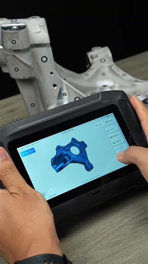 This automotive knuckle needed exact measurements