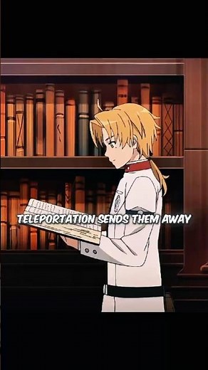Rudy Investigating Teleportation Magic! #anime #mushokutensei #shorts