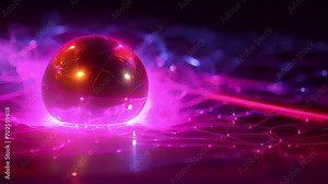 A magnified of a photon entangled with another photon, demonstrating the crucial role of entanglement in quantum teleportation.