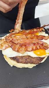 The Biggest Giant Breakfast Pancake Burger 🥞🥓 | Definitely Not Gourmet