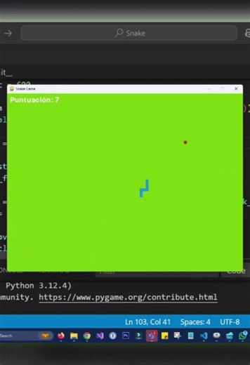 Programando el Juego de Snake en Python