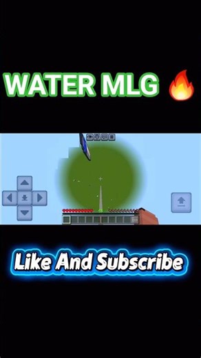 Water MLG 🔥 In Minecraft Survival #mha #mixtape #shortsfeed #shorts #minecraft
