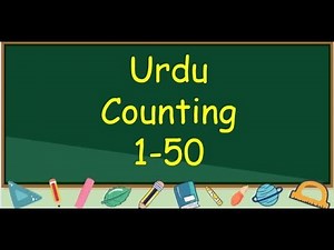 Urdu Counting 1 till 50