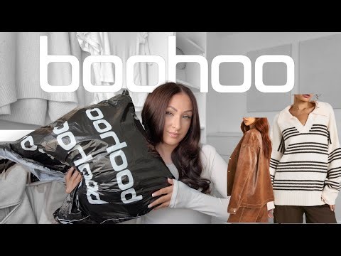 BOOHOO AUTUMN TRY ON HAUL OCTOBER 2025 🍂 *new in* knitwear, jackets & accessories + discount code