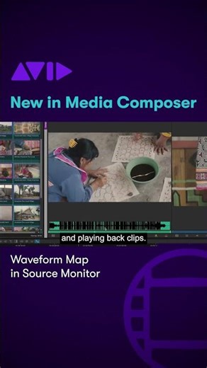 See audio waveforms alongside video in the Source Monitor
