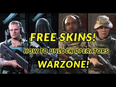 How to get FREE Operators in Warzone! Call of Duty Modern Warfare skins Unlocked!