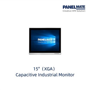 [Hot Item] 15 Inch Full HD LCD Capacitive Touch Industrial Monitor IP65 Touchscreen HMI Industrial LCD Display Touch Screen Monitor