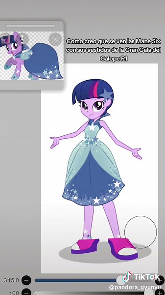 Twilight Sparkle Gala Dresses MLP