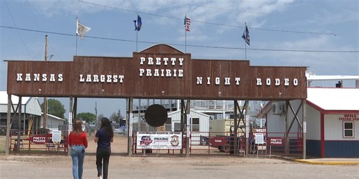 Kansas’ largest night rodeo in full swing in Pretty Prairie