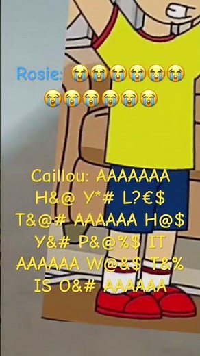 Rosie gets grounded for yelling at Caillou #rosiegetsgrounded #caillougetsungrounded #childishdad **