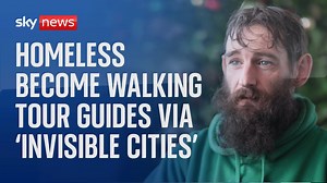 People who have experienced homelessness become walking tour guides - World News