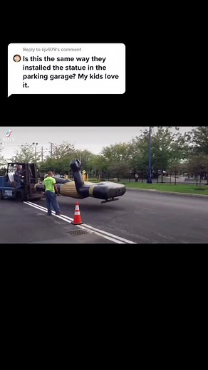 Reply to @kjv979 26-feet, 5 tons, Anubis Statue installed in 2013 #childrensmuseum #egypt #egyptian #ShareTheMagic #indianapolis