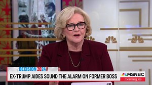 12K views · 542 reactions | "I am a little discouraged at how the mainstream media is covering the race. What [Trump] said over the weekend deserves a headline this morning. It would get a headline if Kamala said stuff like that." — Claire McCaskill on Trump's vow to jail those who 'cheat' in the election | Morning Joe | Facebook