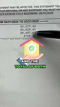 How To Read an Escrow Analysis