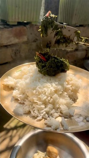 কচু শাক #kochushak #shak #cookingshorts #archa_cooking