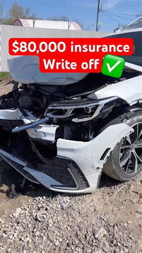$80,000 car destroyed what happens next #insurance #shocking