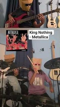 King Nothing - Metallica - Intro Cover [With Bass] #shorts #metallica