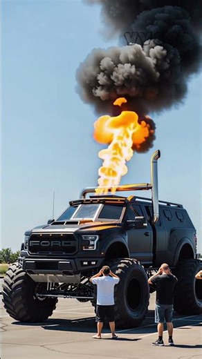 🚀 Ford Raptor Monster Truck USA | Wild Flame Show 2025 🔥