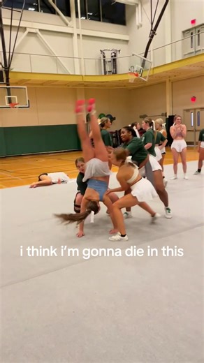 Deleted scenes of Piedmont cheer 😳😬 #cheertok #collegecheer #stuntfails #tumbling #practicetok