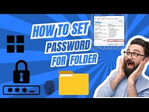 How To Password Protect a Folder On Windows 7,10,11 | How To Set Password For Folder
