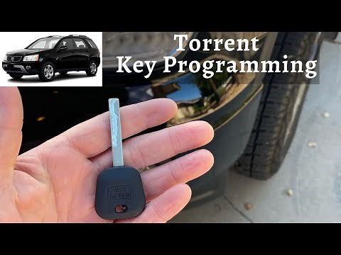 How To Program A Pontiac Torrent Key 2006 - 2009 DIY Transponder Chip Ignition