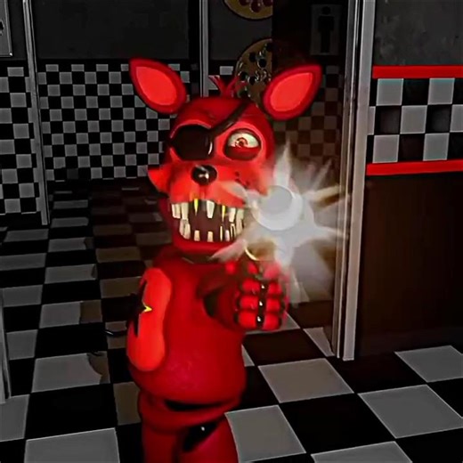 Foxy With gun | Fnaf Rockstar vs Corrupted #fnaf #fivenightsatfreddys #fyp #shorts