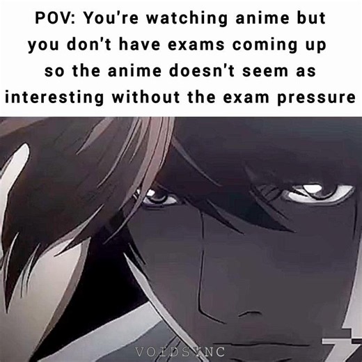 "Anime Hits Different During Finals🤞💀"| #shorts #deathnote #kira #memes #lightyagami #memesdaily