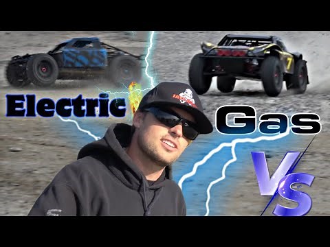 Gas RC Car VS Electric RC Car!